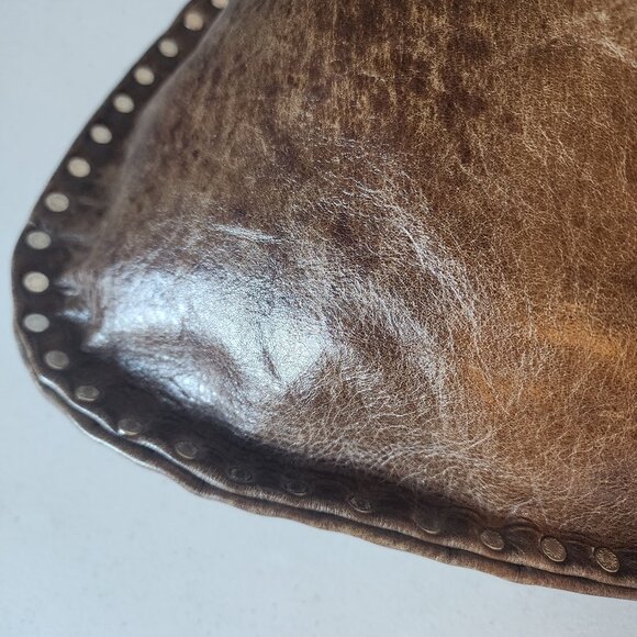 Vintage Large Leather Hobo "EUC" - Picture 7 of 16